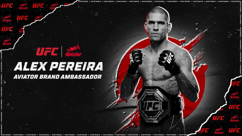 UFC Lightweight Champion Alex Pereira has a new partnership with SPRIBE
