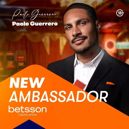 Paolo Guerrero was announced as the new ambassador of Betsson