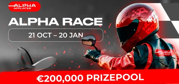 Alpha Affiliates Launches New ‘Alpha Race’ Campaign with $200K+ Prize Pool!