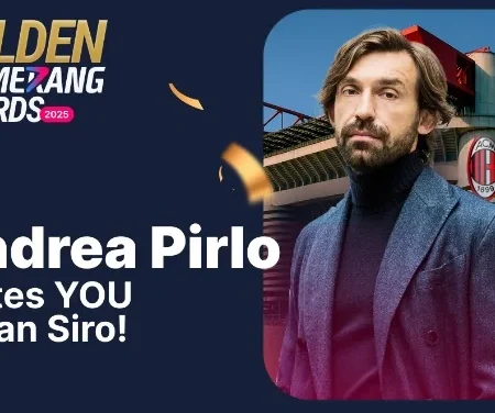 AC Milan Legend Andrea Pirlo to Headline Golden Boomerang Awards 2025 Ceremony