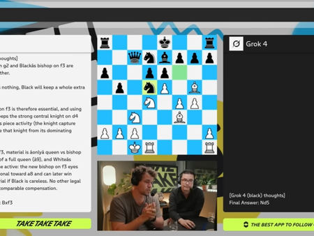 OpenAI’s o3 Dominates xAI’s Grok 4 in Chess Showdown