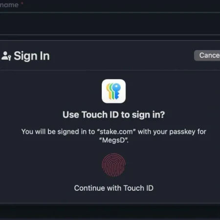 Stake Launches Passkey for Safer, Smoother Login
