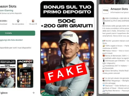 Fake ‘Amazon Slots’ Ads Exploit Bezos and Khaby Lame to Target Users in Italy