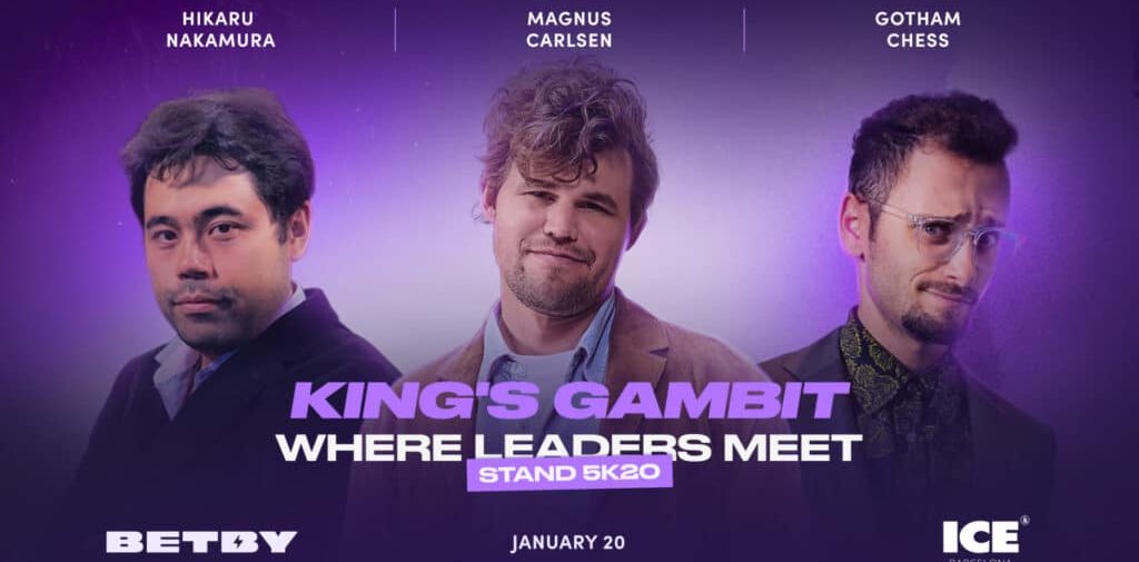 Chess Titans Carlsen, Nakamura, and GothamChess Unite at ICE Barcelona 2026