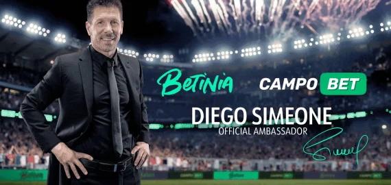 Soft2Bet Appoints Diego Simeone as Ambassador for Betinia and CampoBet